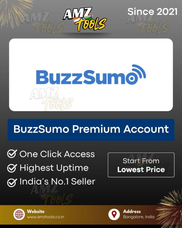 Buzzsumo Group Buy Shared Account