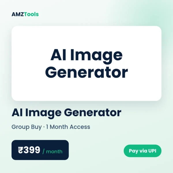 AI Image Generator Group Buy Shared Account