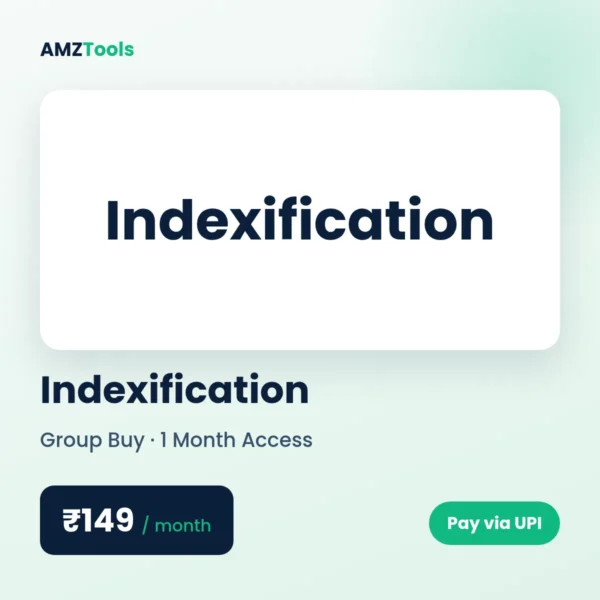 Indexification Group Buy Shared Account